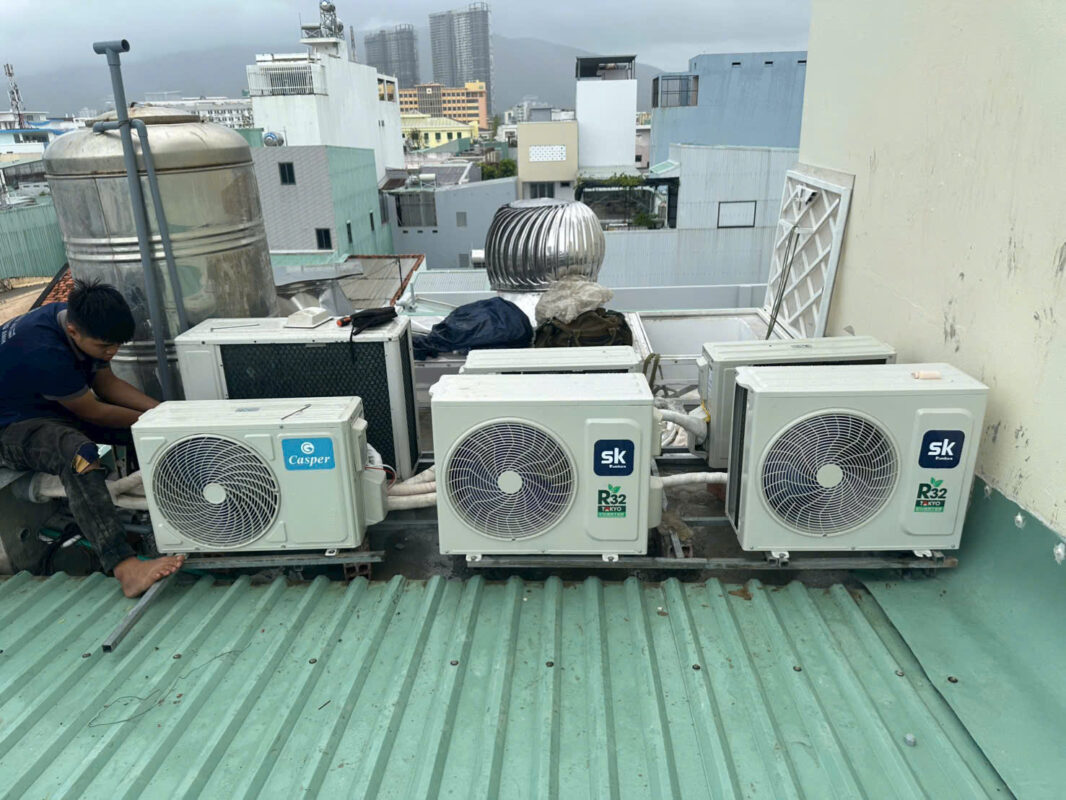 tháo lắp bơm ga máy lạnh tại nhà pleiku gia lai