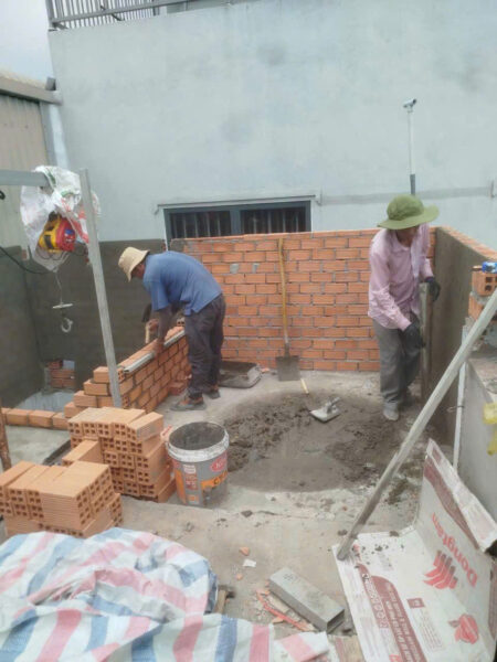 thợ xây tô tường tại gia lai